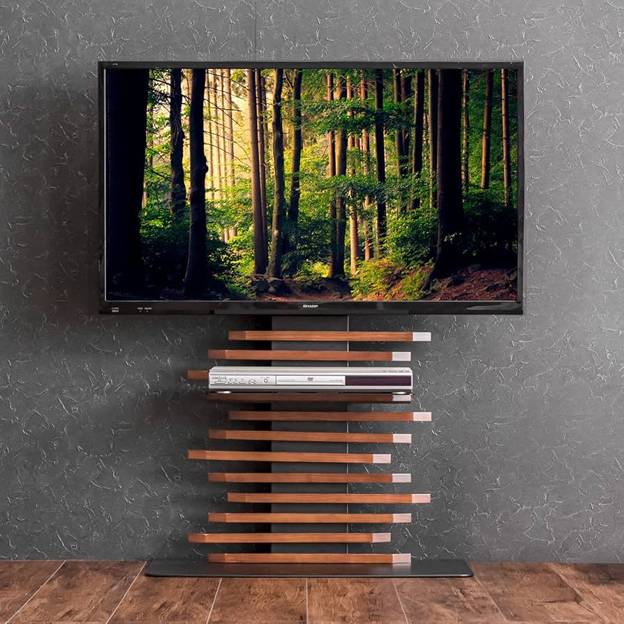 Amazon.co.jp: タンスのゲン テレビスタンド 壁寄せ ロータイプ